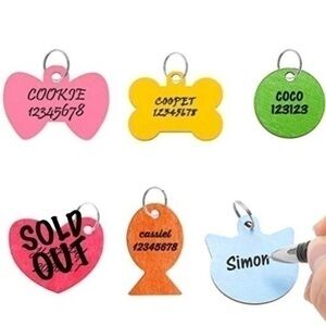 5! Pet ID Tags for Dogs & Cats!